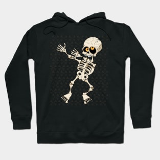 Dabbing Dancing Skeleton Halloween Gift Hoodie